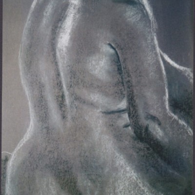 Life Drawing 1 chalk charcoal 1998 gallery © Dana Batho