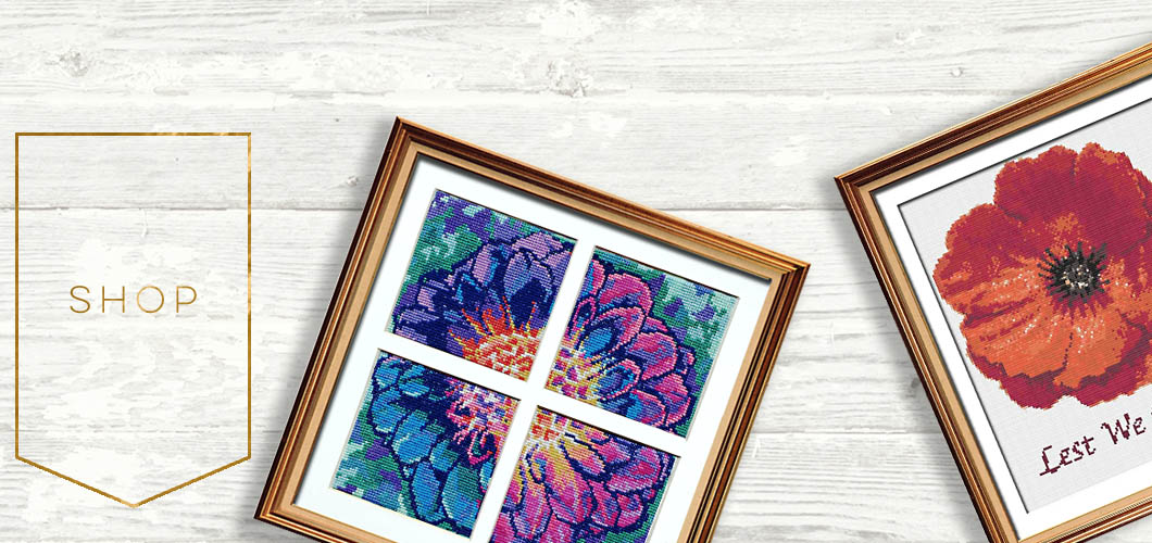 Peacock & Fig cross stitch patterns shop