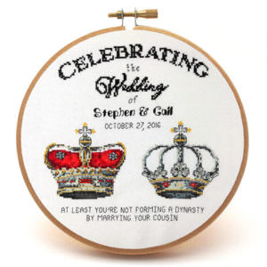 Royal Wedding cross stitch pattern