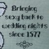 Wedding Nights marriage cross stitch pattern