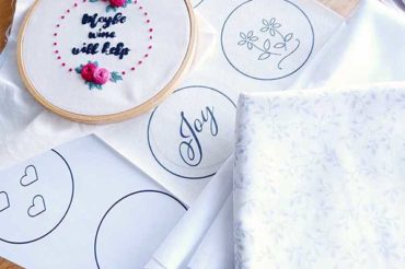 Top 3 ways of transferring embroidery patterns to fabric