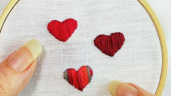 Satin stitch embroidery tutorial