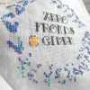 Zero Fronds Given cross stitch pattern detail