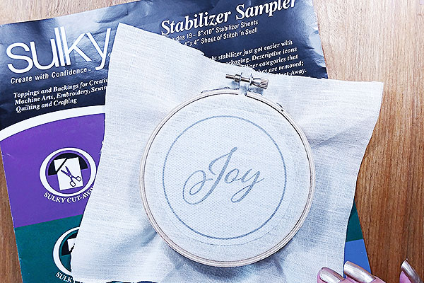 Sulky cross stitch and embroidery stabilizers - Peacock & Fig
