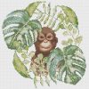 Orangutan Dreams cross stitch pattern