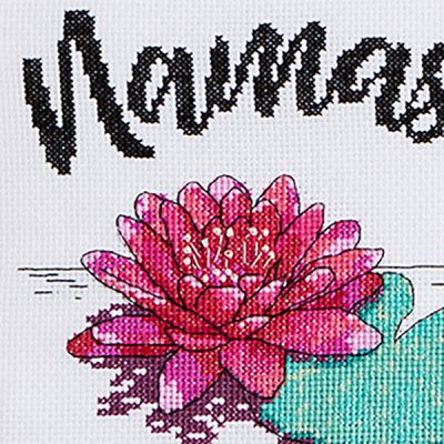 Namaste cross stitch pattern